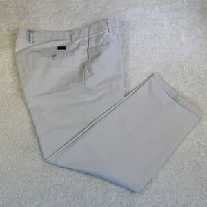 VTG Dockers Individual Fit Dress Pants Men's W38 L32‎ Beige Stretch Waistband